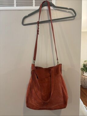 Madewell The Medium Transport Tote: Corduroy Suede Edition